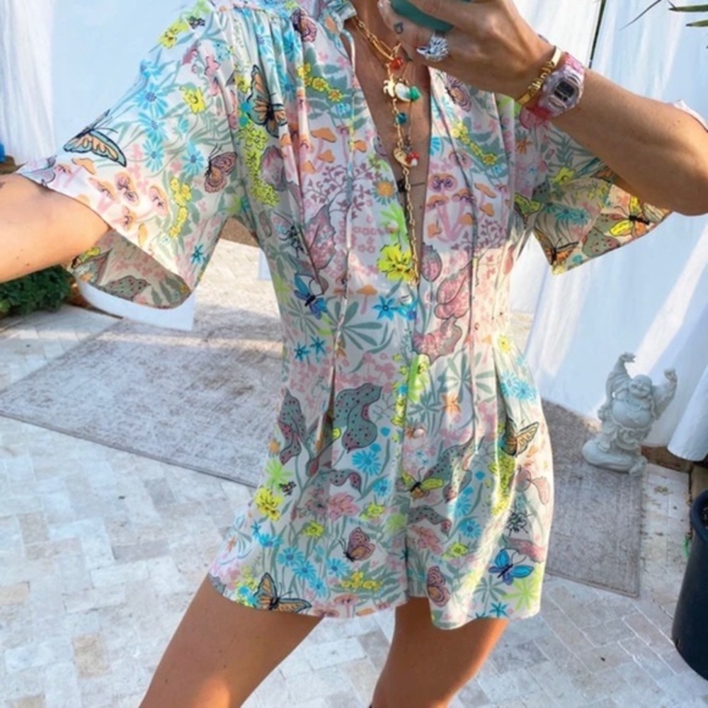 Never fully dressed English garden playsuit / romper